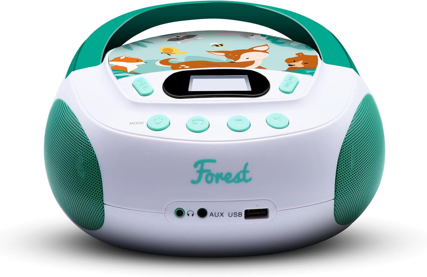 Detalle 2 de Metronic 477147 Forest – odtwarzacz CD/MP3 dla dzieci z USB i AUX
