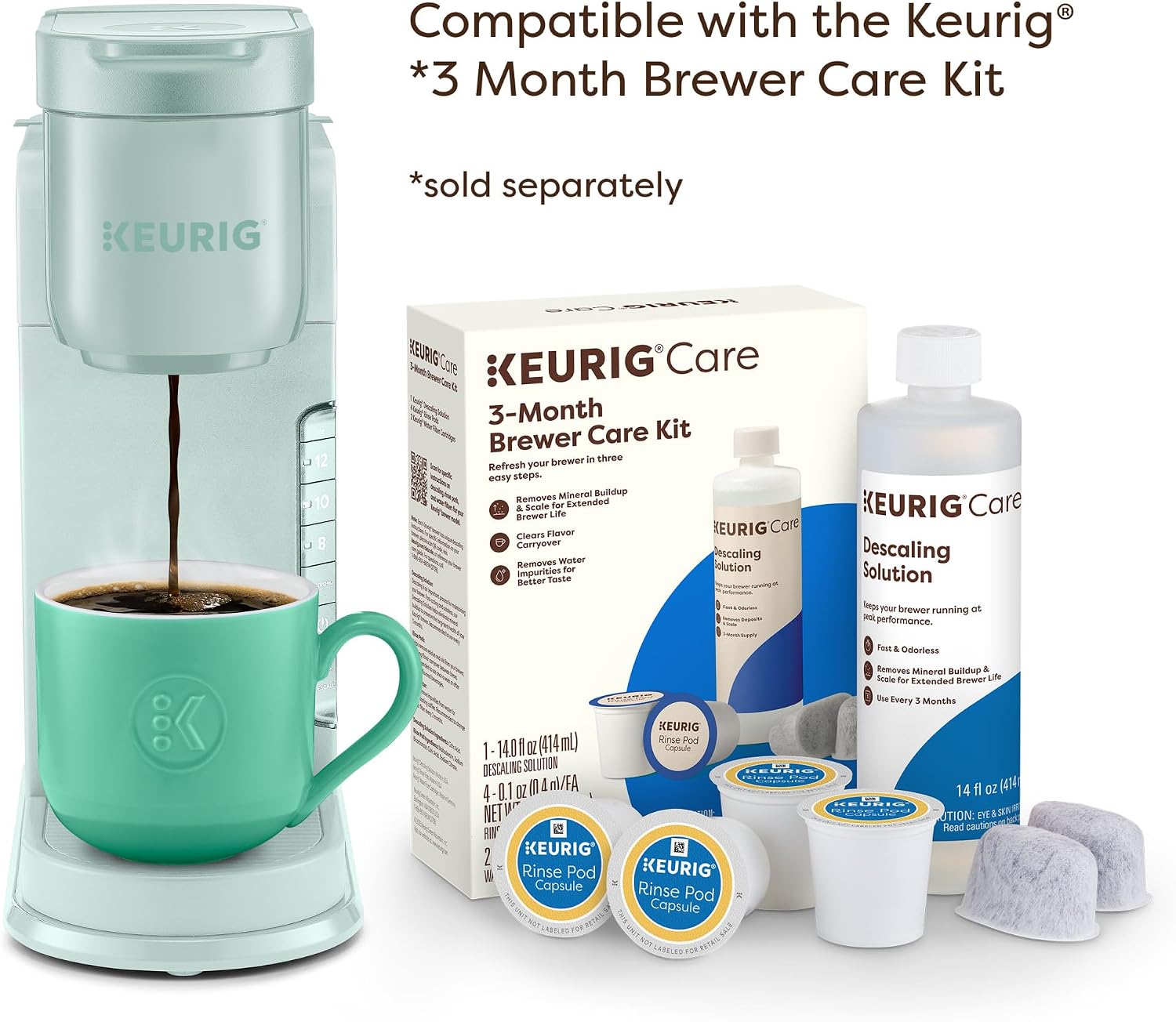 Thumbnail 6 de Keurig K-Express One-Cup Coffee Maker Review: Strong Brew, 42oz Reservoir, Mint Finish