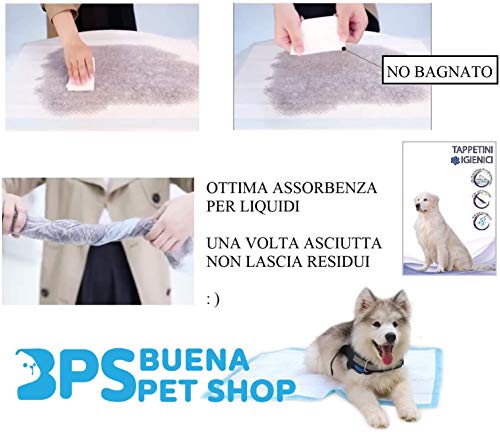 Thumbnail 9 de Tappetini igienici per cani 60x60 cm, 100 pezzi con assorbenza e odore controllato – BPS Buena Pet Shop