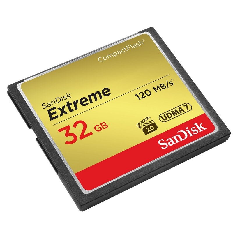 Detalle 1 de SanDisk Extreme CompactFlash 32GB: rendimiento fiable para DSLR de gama media y alta