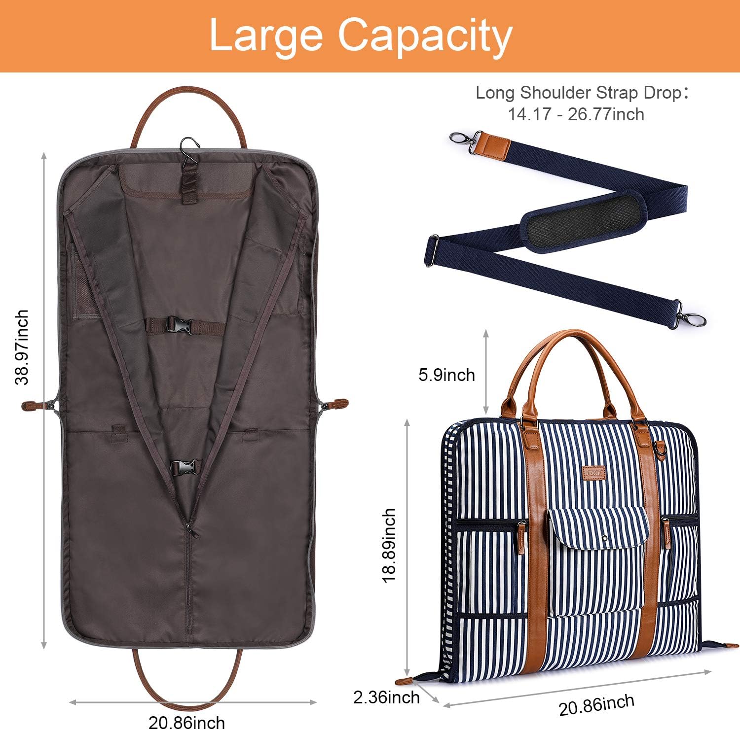 Thumbnail 4 de S-Zone Bolsa de Ropa de Mano 53 cm