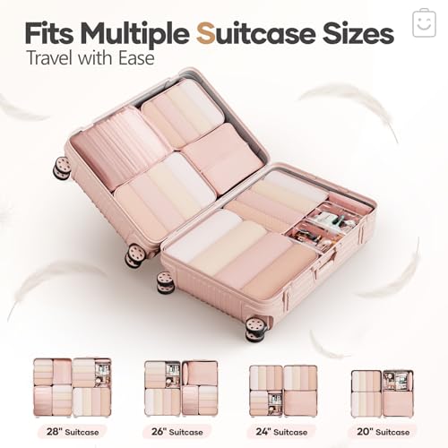 Thumbnail 7 de Veken 9/11 Set Compression Packing Cubes Garment Bags for Travel Essentials