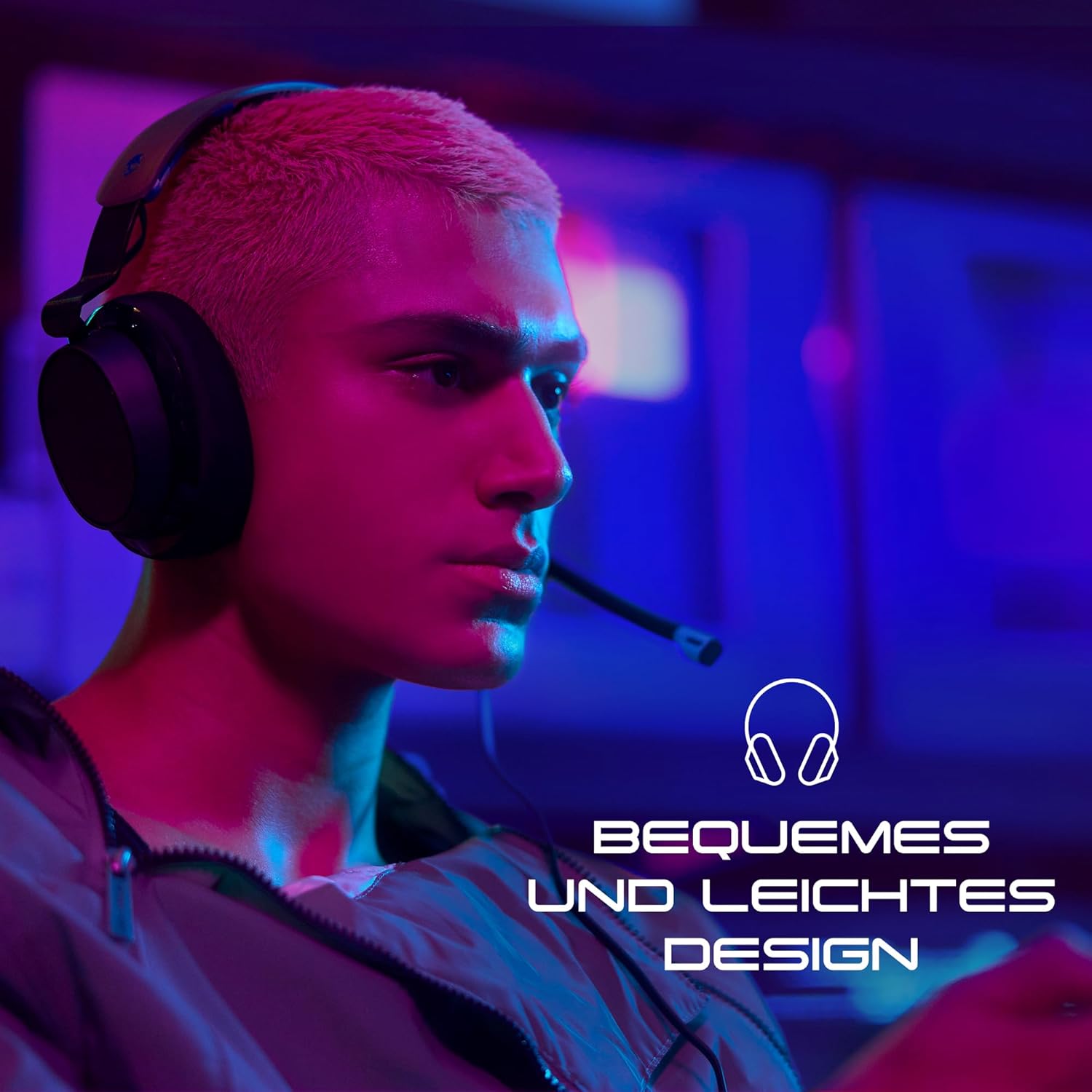 Thumbnail 3 de Skullcandy SLYR Pro kabelgebundenes Gaming-Headset (Multi-Platform) mit KI-Mikro – Schwarz