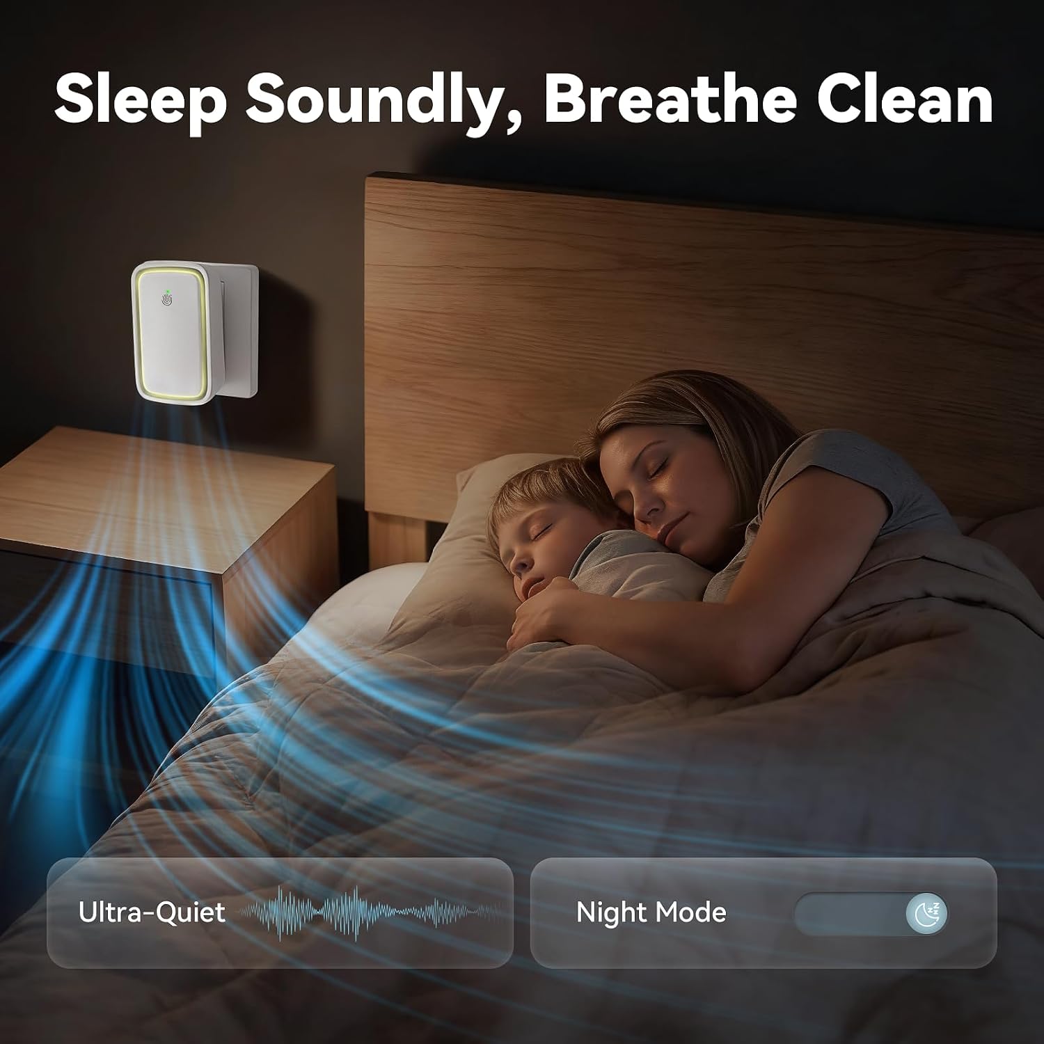 Detalle 2 de Paztkoo 116 Plug-In Negative Ion Air Purifiers, 6-Pack with 3 Modes