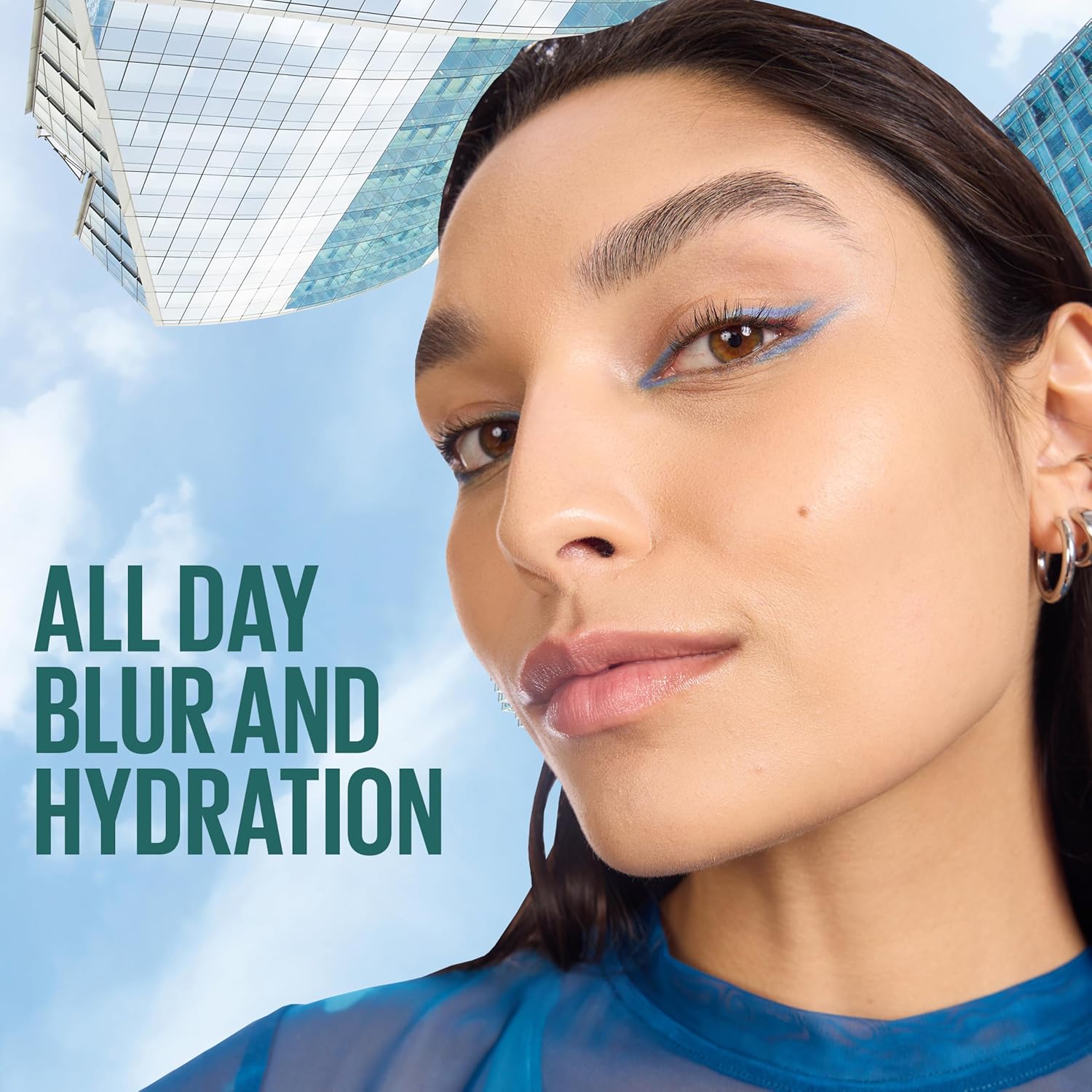 Detalle de Maybelline Poreless Jelly Primer (Hydrating Blurring) with 2% Niacinamide, Clear, 1 Count