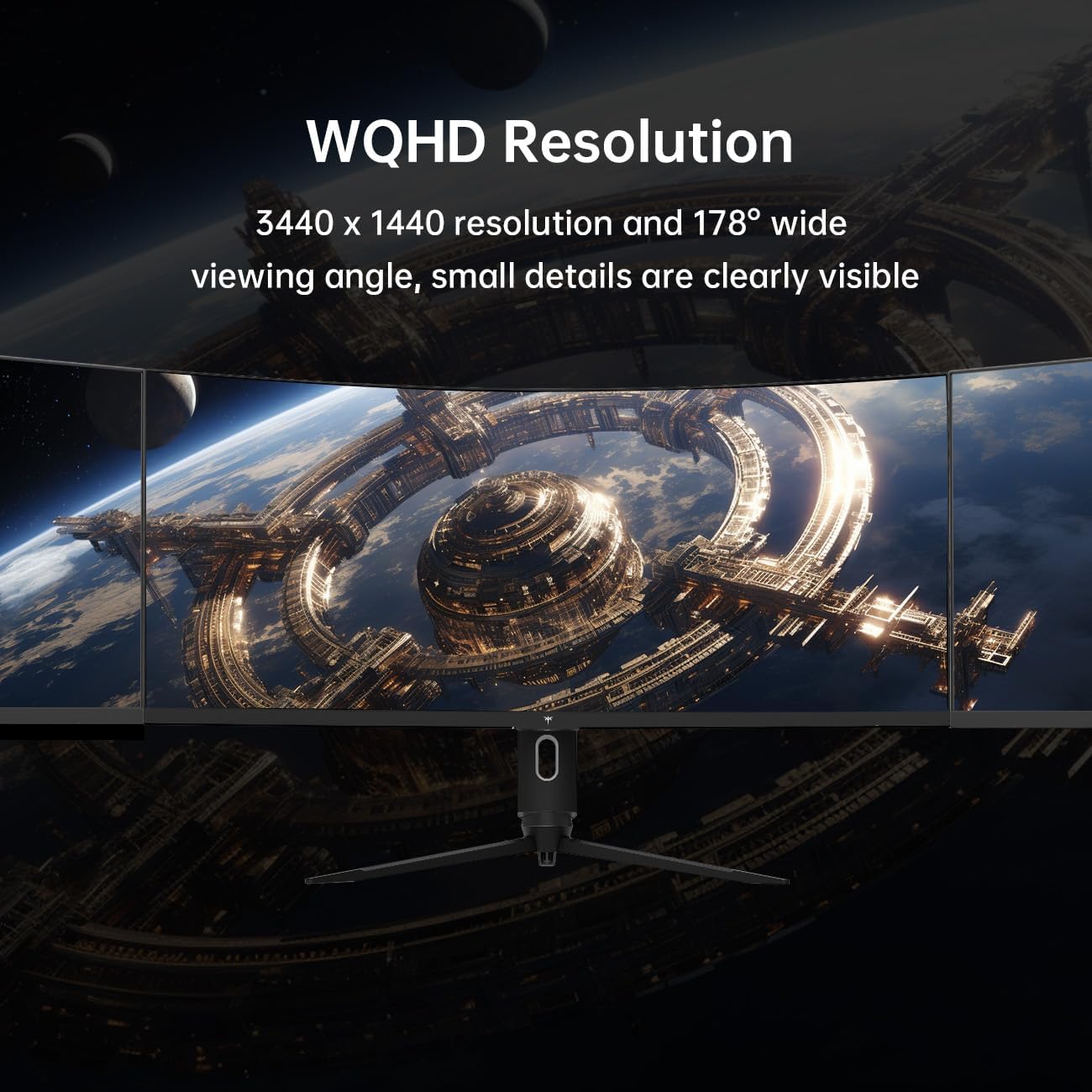 Thumbnail 3 de KTC 34 Inch Ultrawide Monitor H34S18S — 180Hz WQHD Curved Gaming Display
