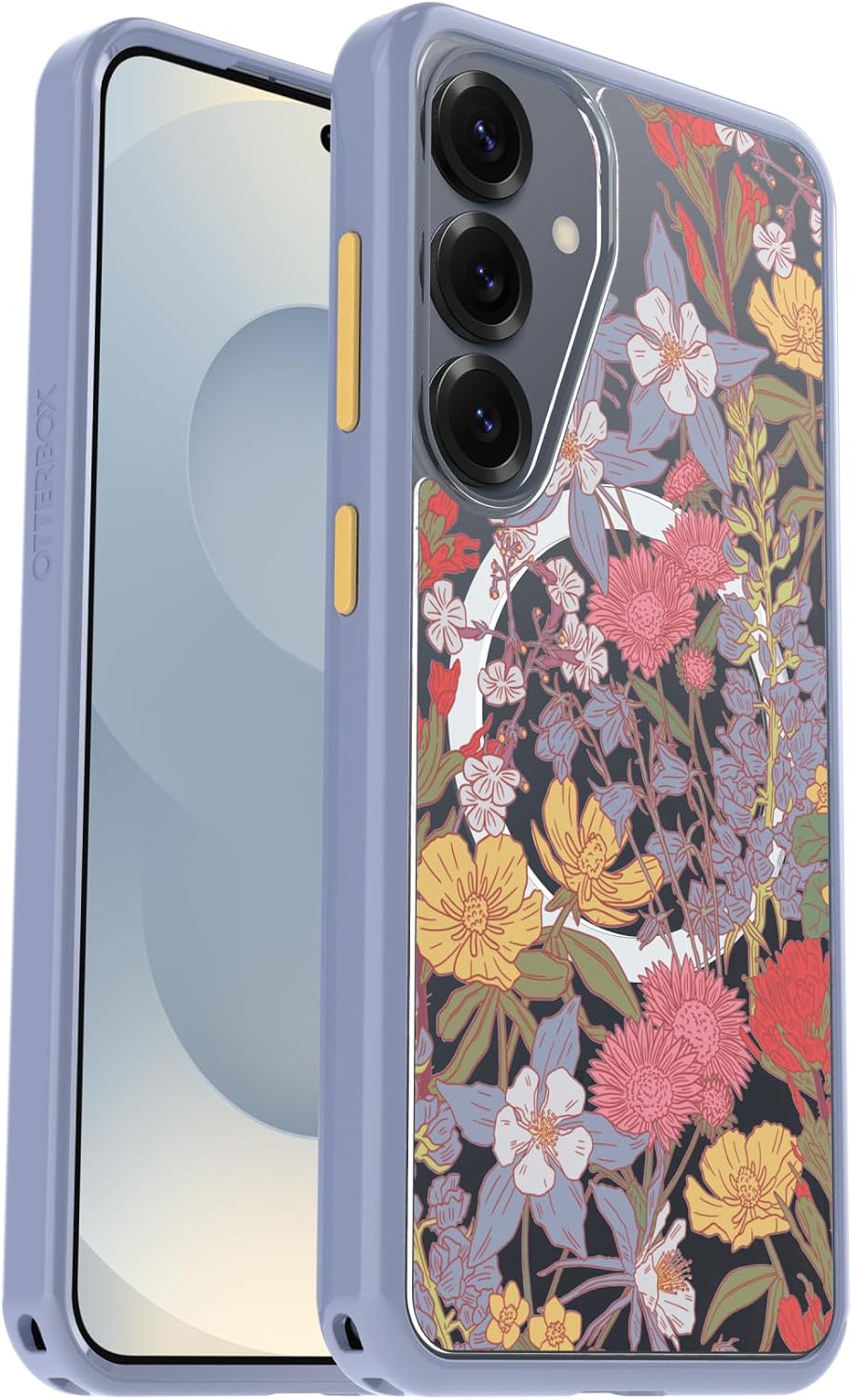 Thumbnail 2 de OtterBox Samsung Galaxy S25 Symmetry Series Clear Magnet Case - Wildflower