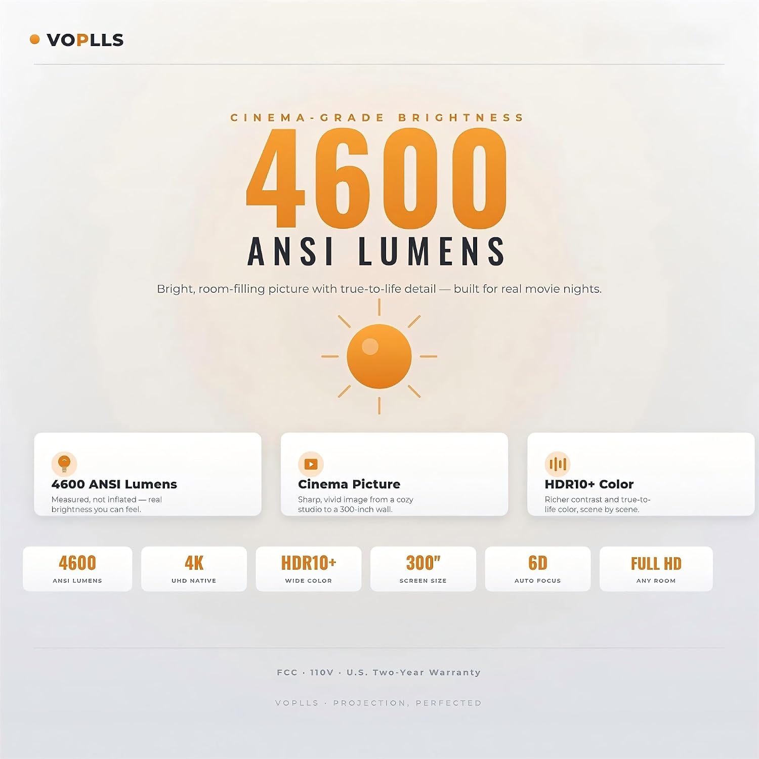 Detalle de VOPLLS 4K Projector