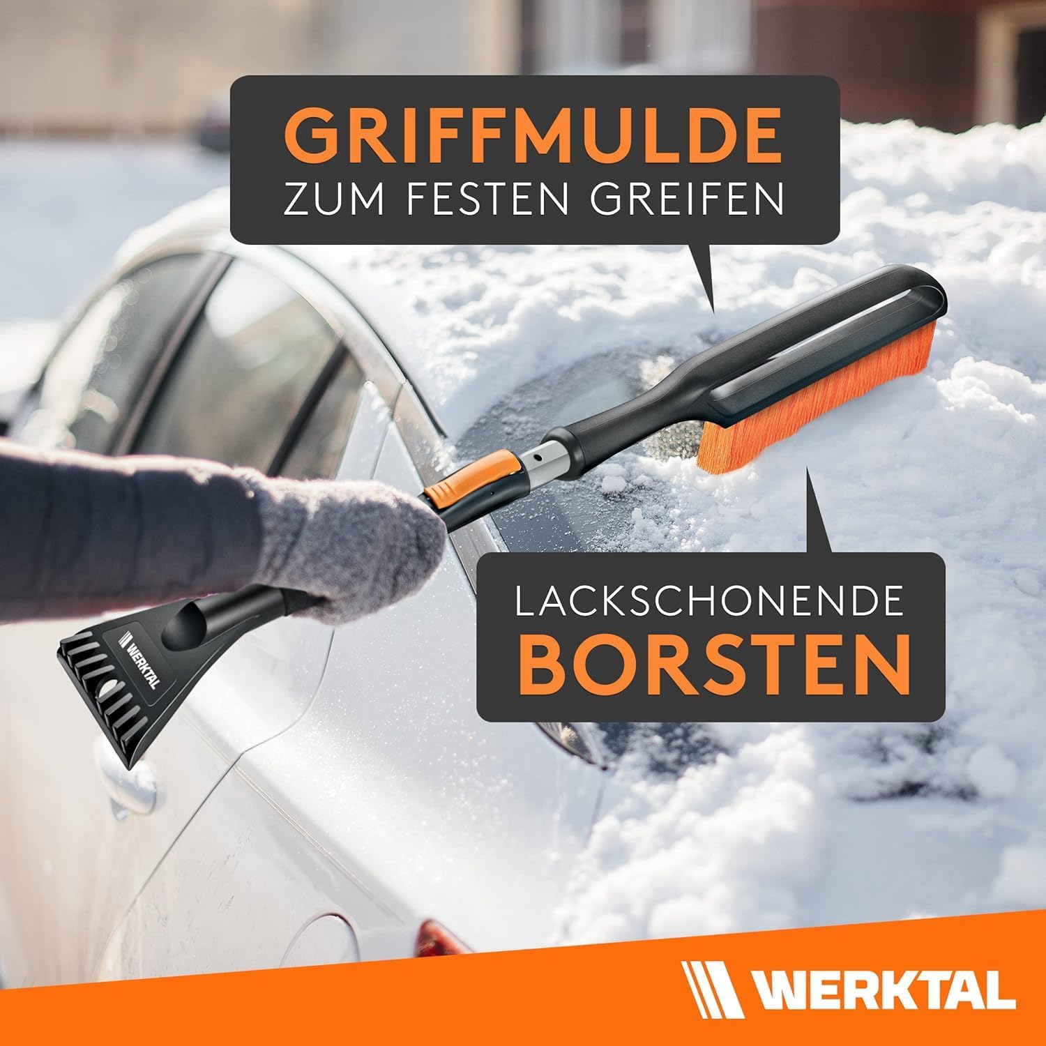Detalle de WERKTAL Eiskratzer Teleskop mit Besen