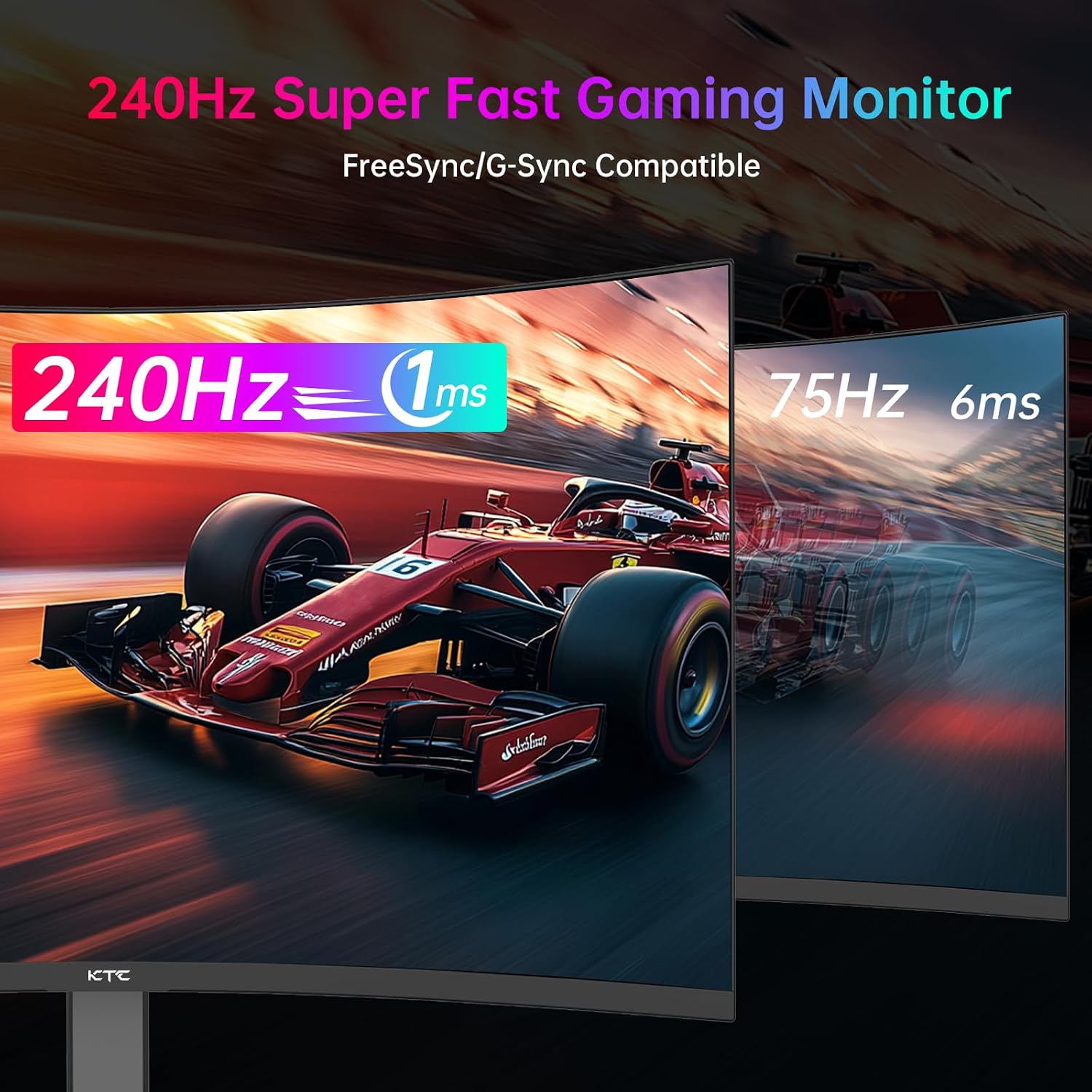 Detalle 2 de KTC H32S25E 32" 240Hz 1440p Curved Gaming Monitor