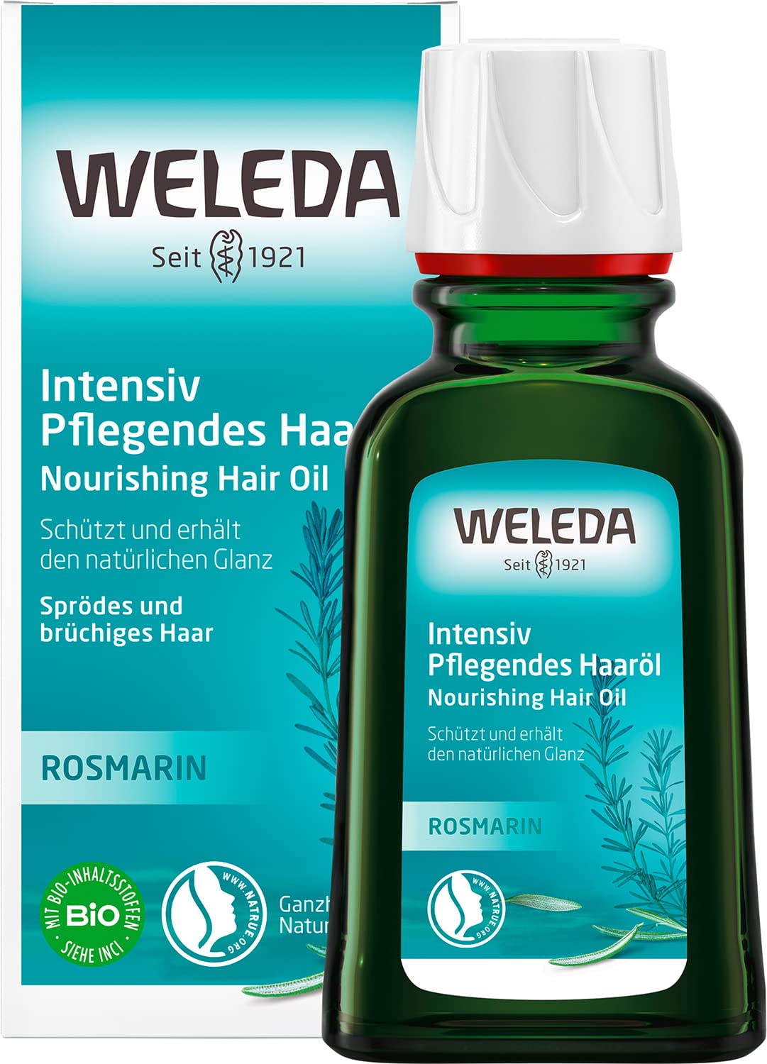 Detalle de WELEDA Bio Rosmarin Haaröl 50 ml