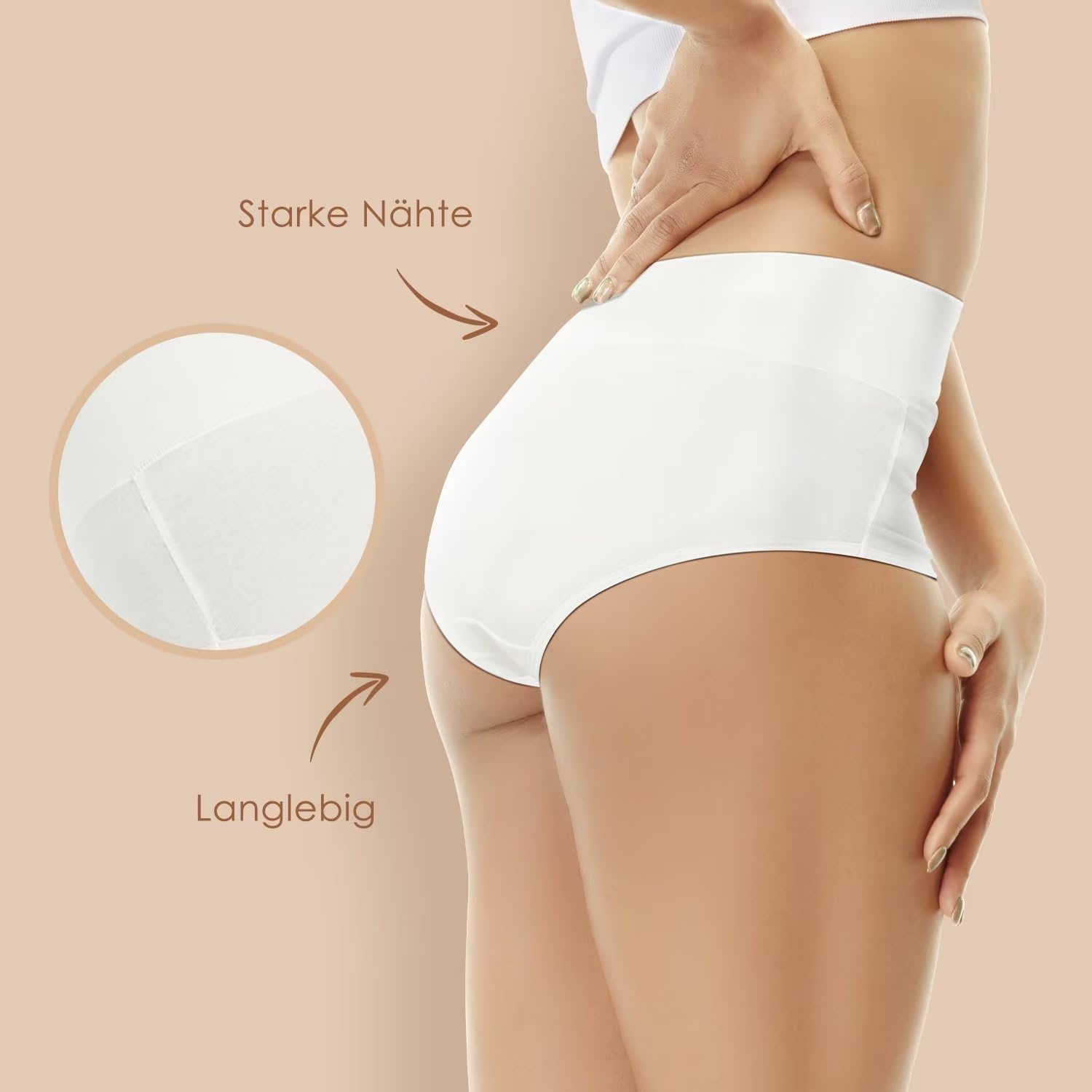Detalle de YouShow Damen Unterhosen 5er Pack Baumwolle