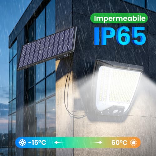 Thumbnail 4 de Luce Solare LED Esterno con Pannello Vanranger — Faro Solar con Sensore movimento