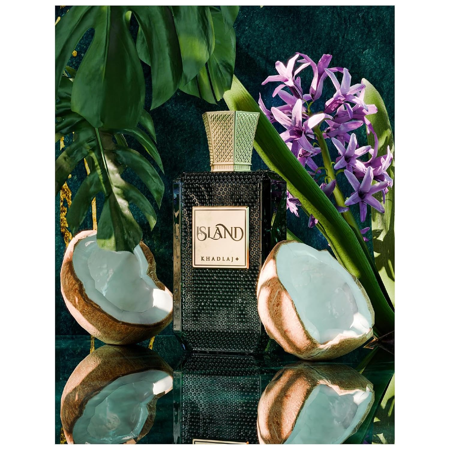 Detalle de Khadlaj KL10025 Island Extrait de Parfum Spray, Unisex Fruity-Oriental Scent