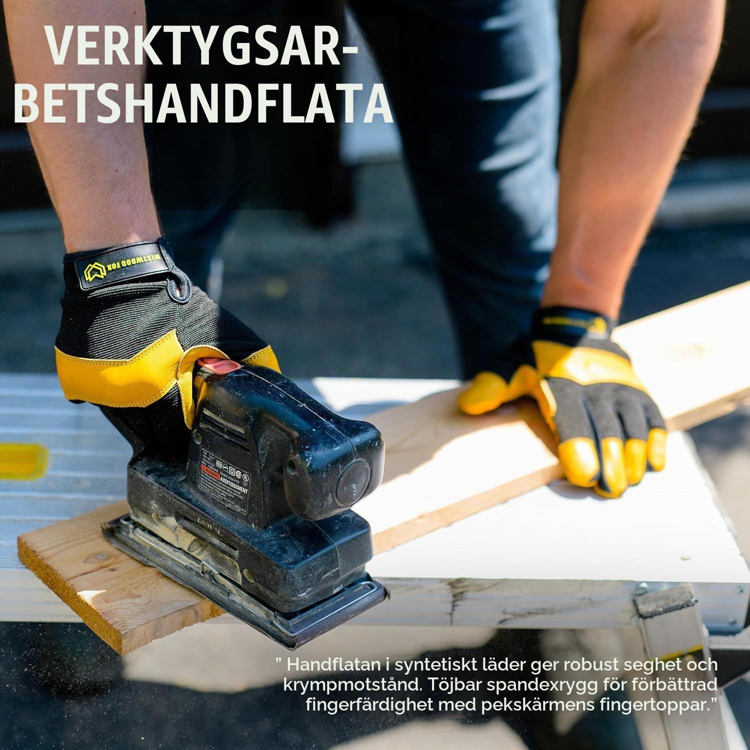 Thumbnail 3 de WESTWOOD FOX Trädgårdshandskar i läder, taggskyddade och flexibla, storlek S