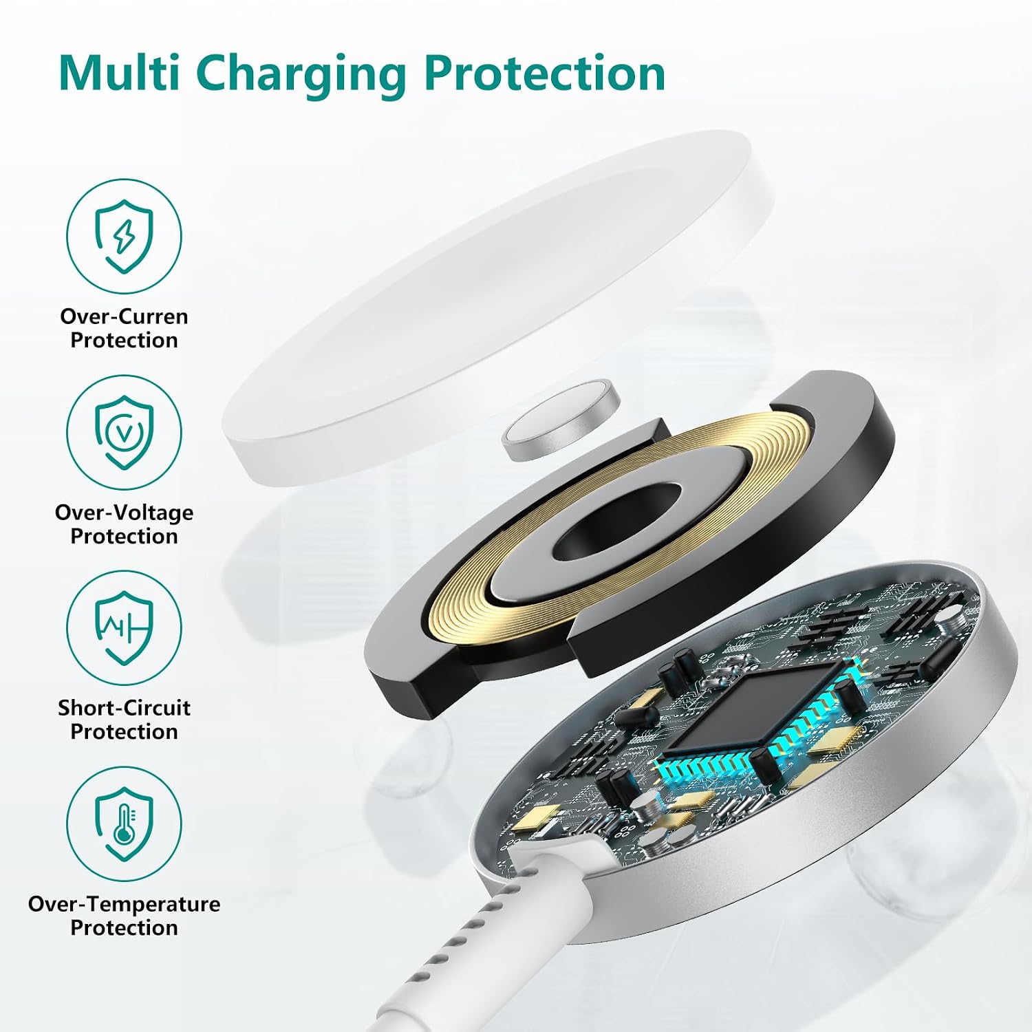 Thumbnail 5 de Upgraded Apple Watch Charger Magnetic USB‑C Cable 6ft