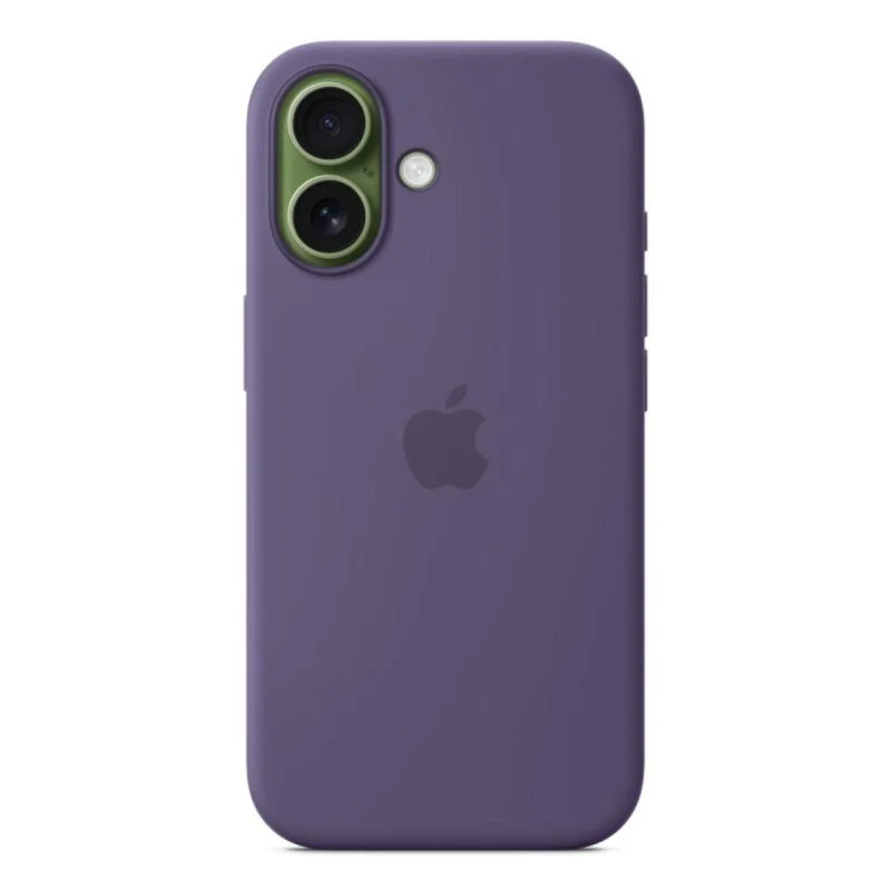 Detalle 2 de Funda de silicona Purple Fog con MagSafe para iPhone 17 (Apple MGF04ZM/A)