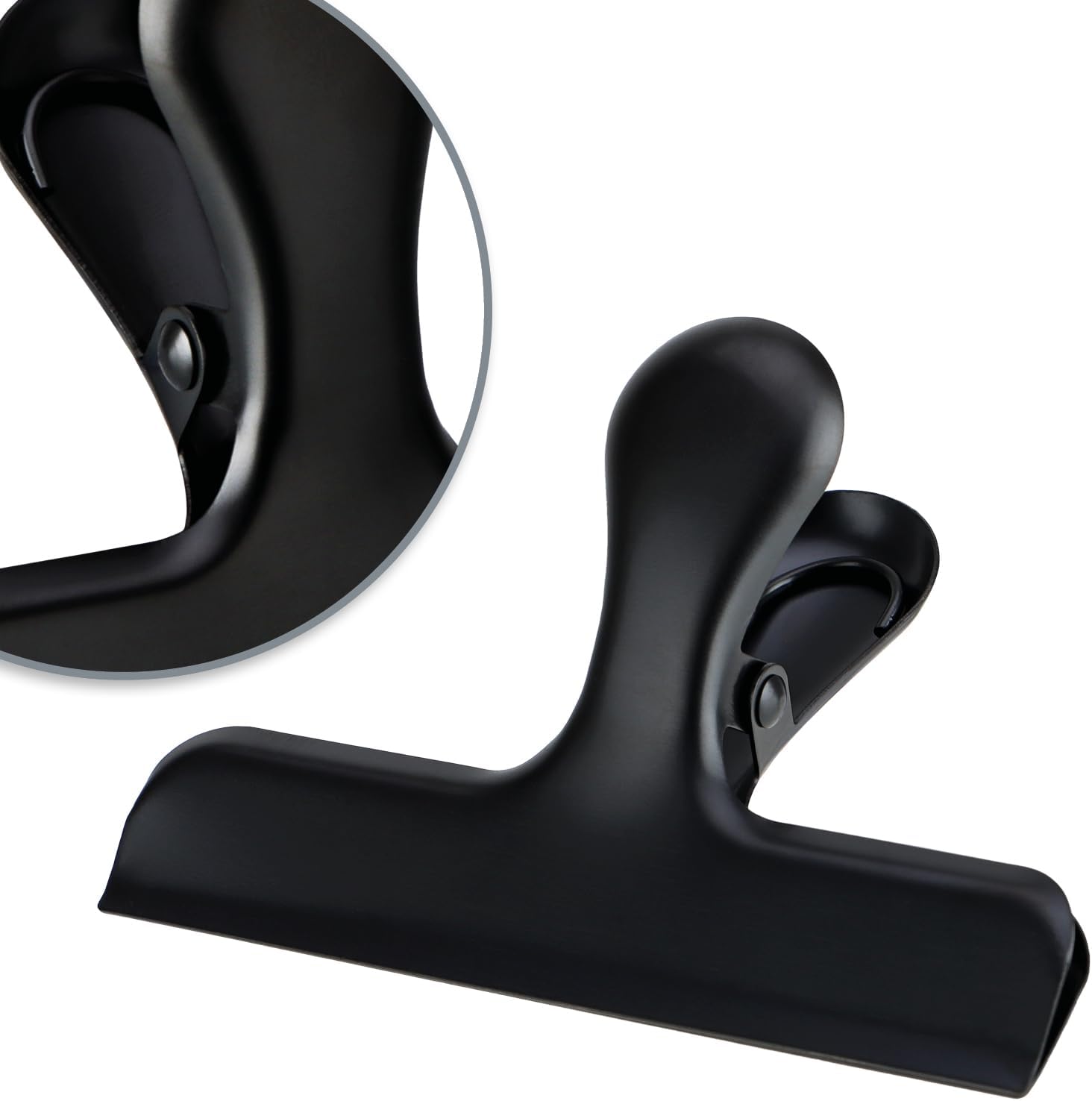 Detalle de Wilhelm Sell® 10x clips de fermeture en acier inoxydable – fermeture hermétique pour sacs et sachets alimentaires