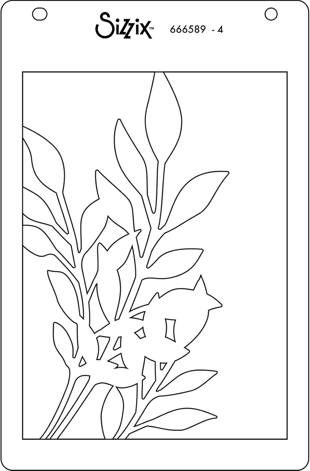 Thumbnail 4 de A6 Layered Stencils 4PK Cosmopolitan Frond by Stacey Park