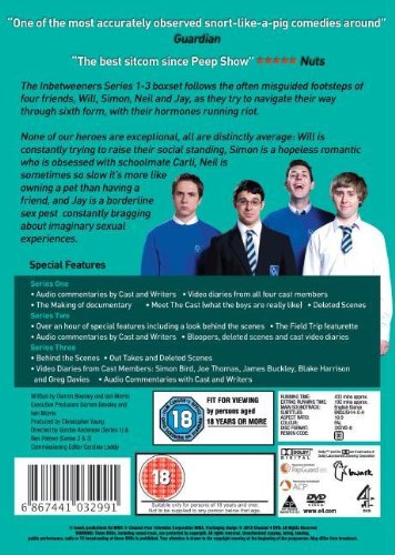 Detalle 2 de The Inbetweeners – Series 1 a 3 (Complete) en DVD, Channel 4 (Región 2)