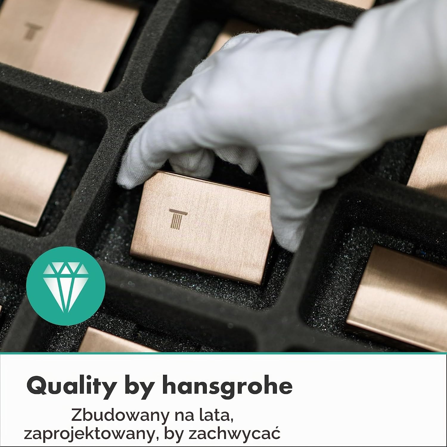 Thumbnail 3 de hansgrohe Push-Open – zestaw odpływowy do umywalki i bidetu, szczotkowany brąz