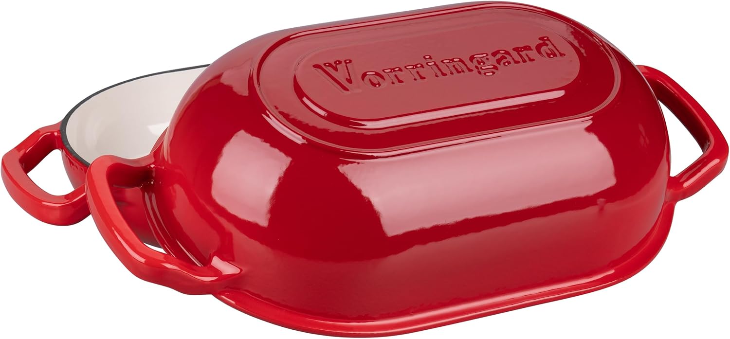 Detalle 2 de VORRINGARD 5QT Enameled Cast Iron Dutch Oven 🍲