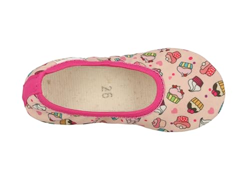 Detalle de Lico Unisex Kinder G1 Gymnastikschuhe Rosa Pink, Gr. 32 EU – Rutschfeste Sohle, Flexibel, Komfortabel