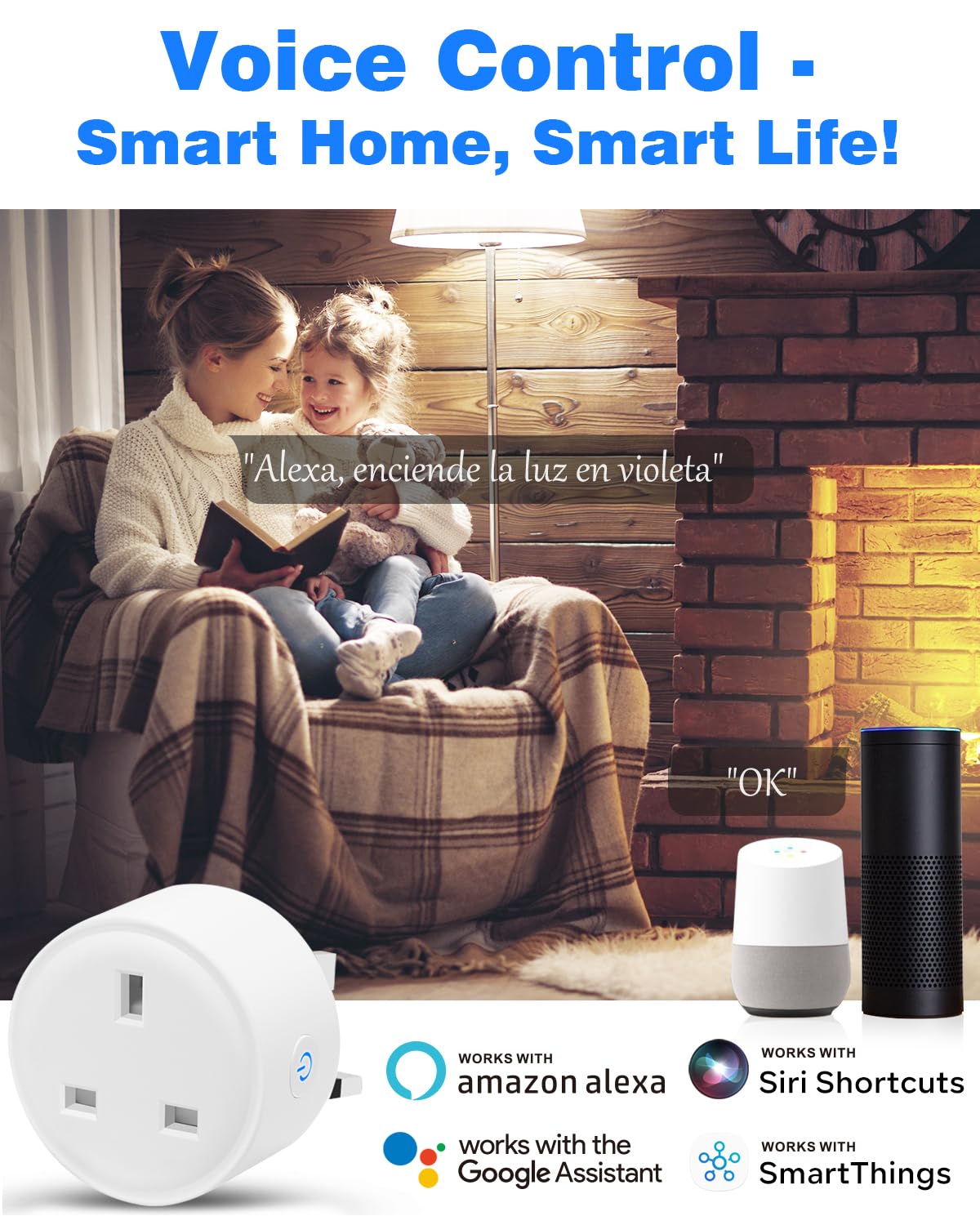 Detalle 1 de Avatar Smart Plug 4 Pack for Alexa & Google Home ⌘