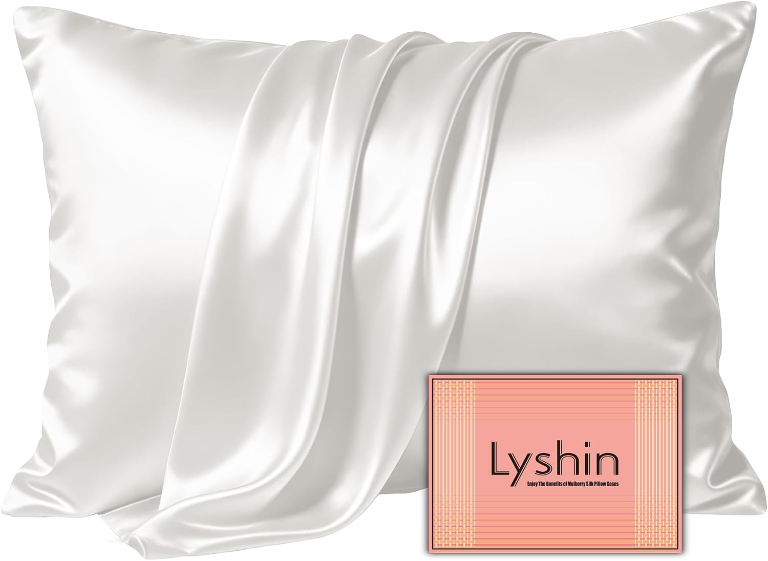 Detalle de LYSHIN Silk Pillowcase, 19 Momme