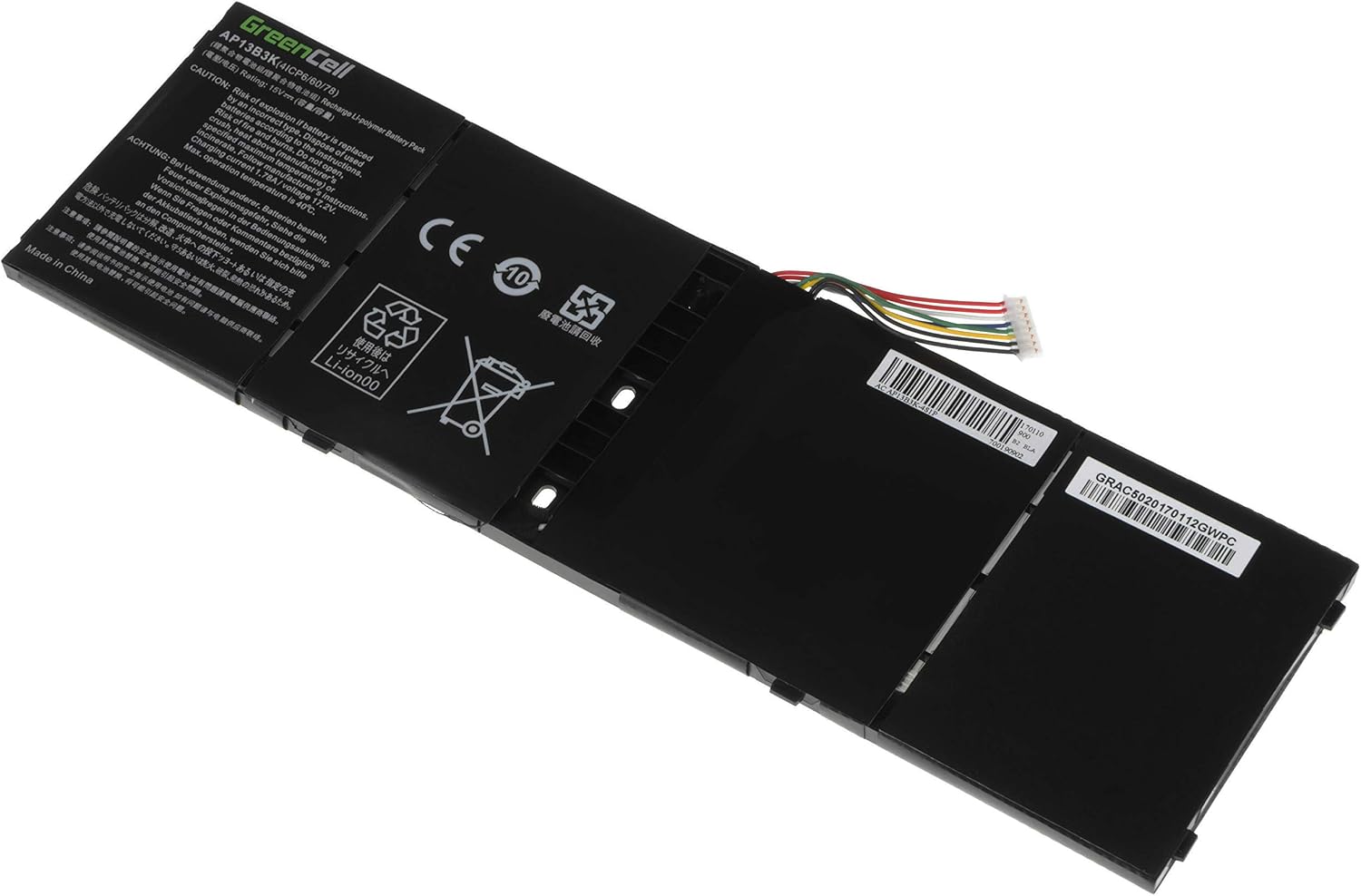 Detalle de Batteria di ricambio Green Cell AP13B3K/AP13B8K/AL13B3K per Acer Aspire ES1-511 e serie V5/V5-5/V5-57x