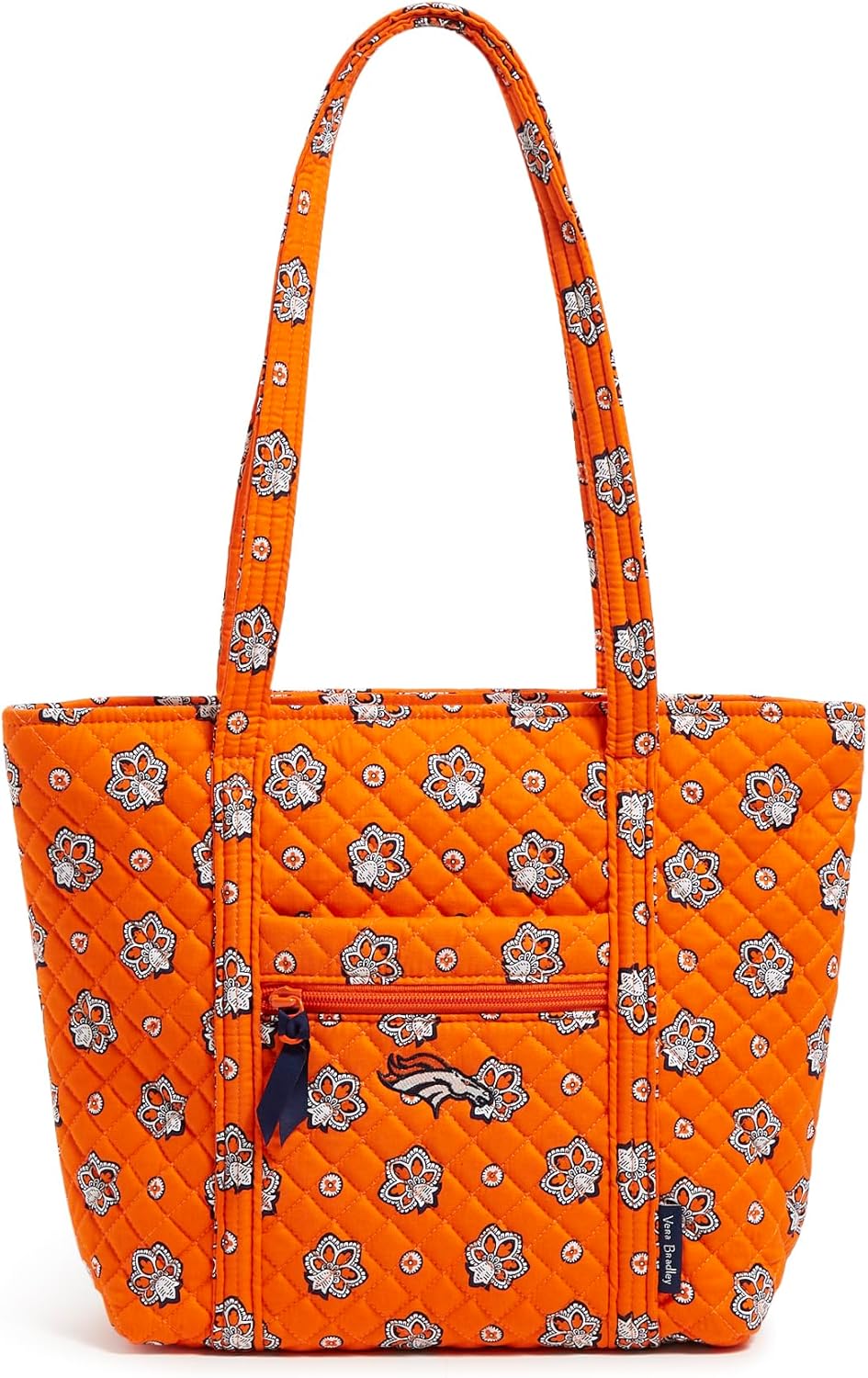 Detalle de Vera Bradley Women’s Cotton NFL Small Vera Tote Bag (Team Spirit Edition) – Green Bay/Yellow Bandana, One Size