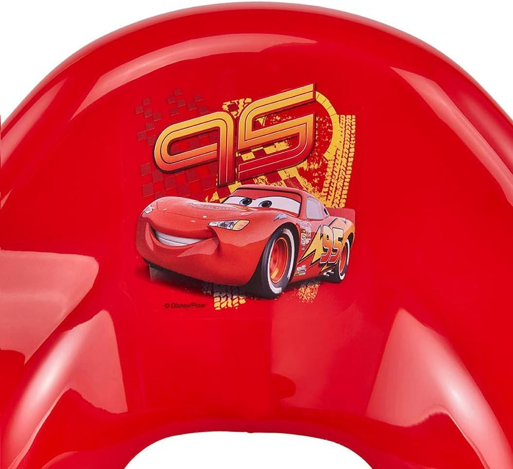 Detalle de Keeeper Seggiolino Riduttore per WC Ewa Disney Cars, 18 Mesi–4 Anni, Rosso Ciliegia