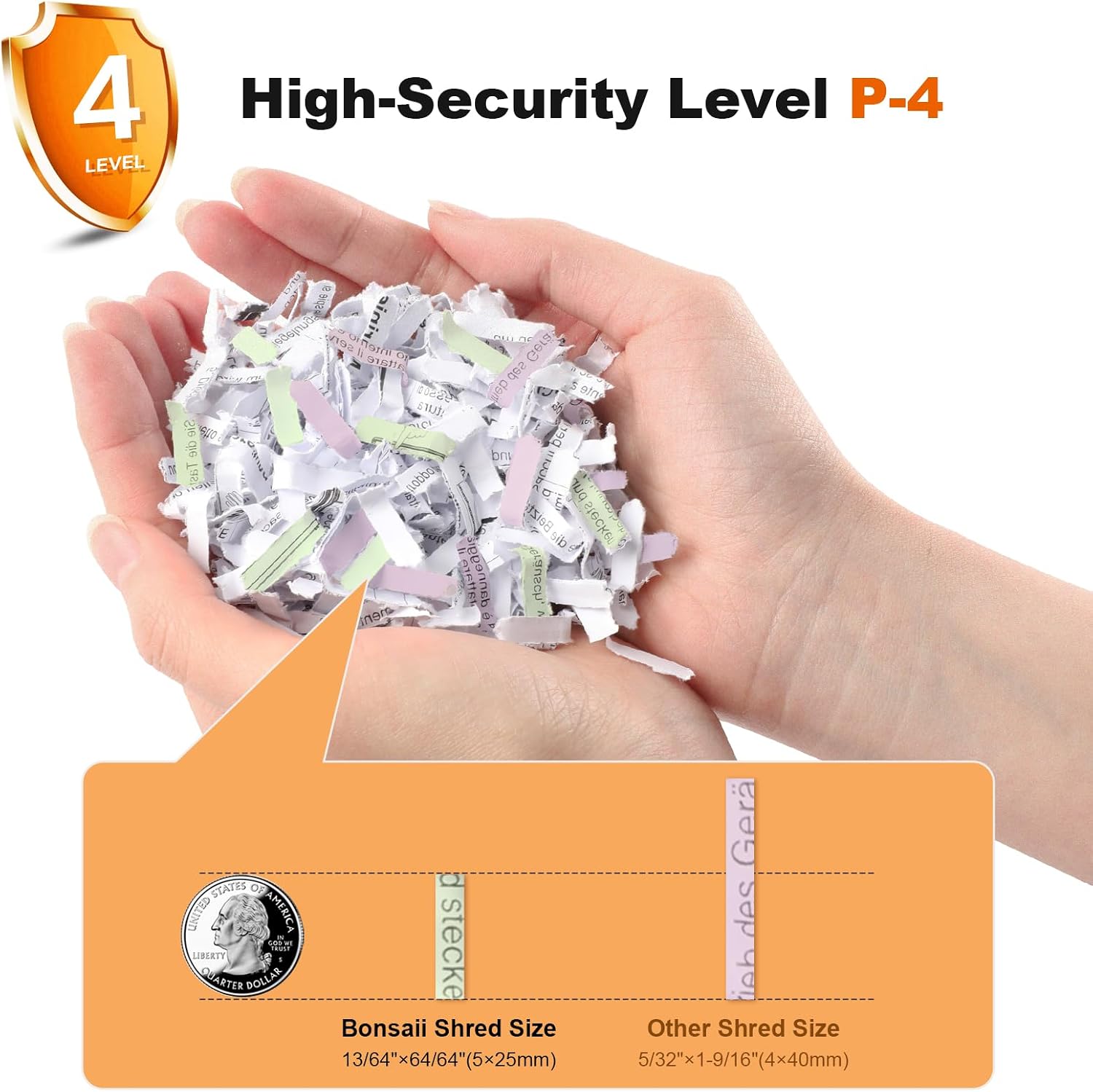 Detalle 2 de Bonsaii 12-Sheet Paper Shredder