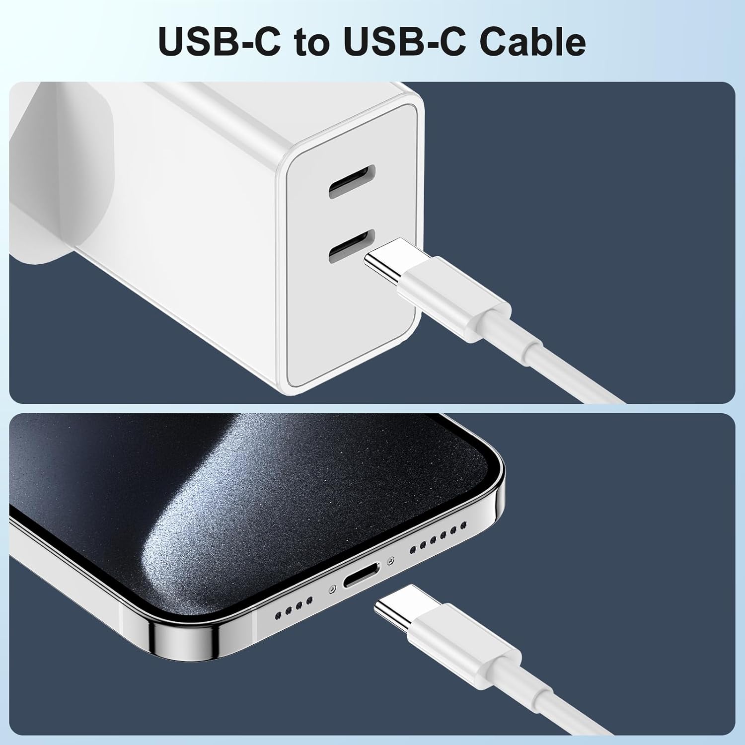 Thumbnail 5 de USB C to USB C 60W 2m charging cable