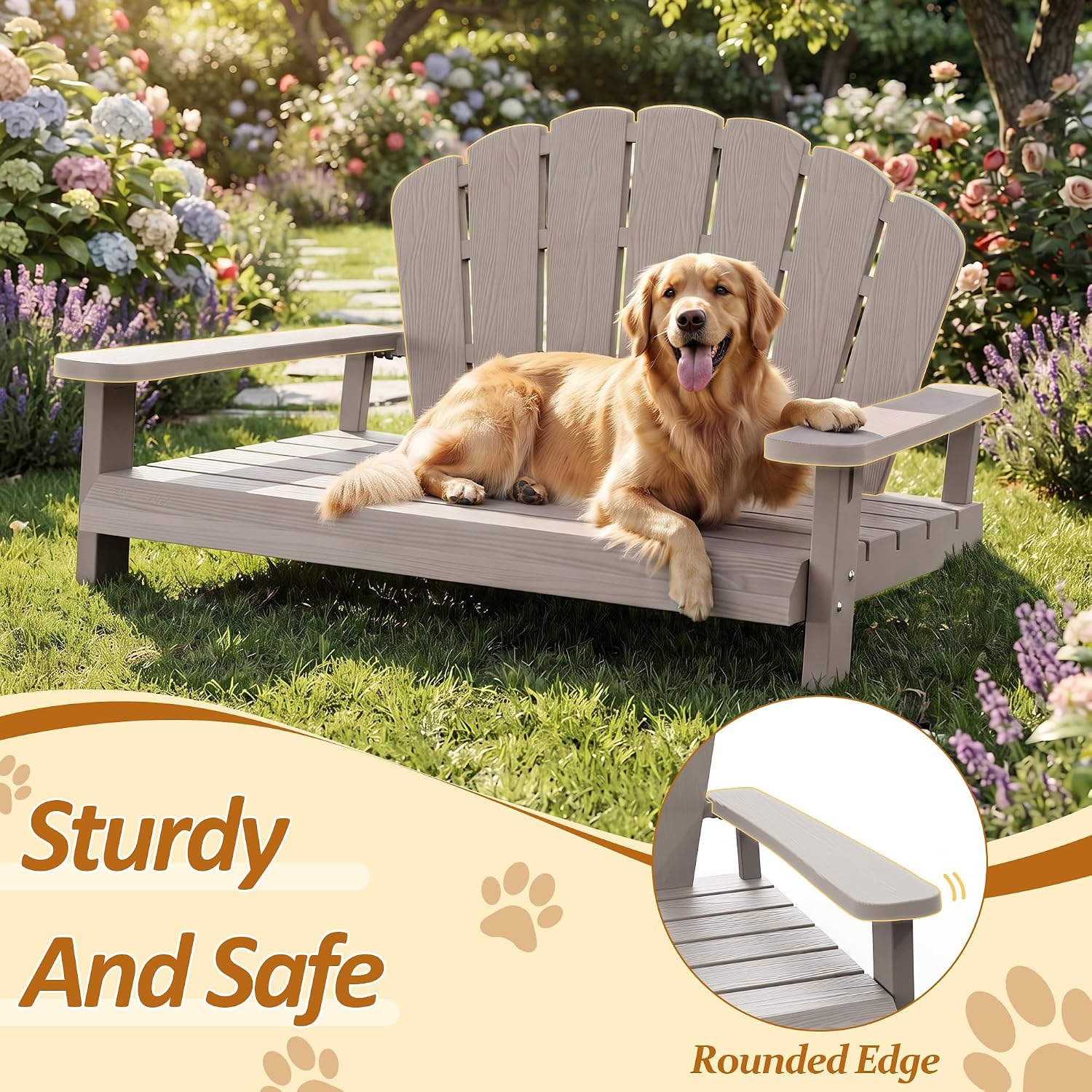 Detalle de EFU Elevated Dog Bed, 40.24-Inch