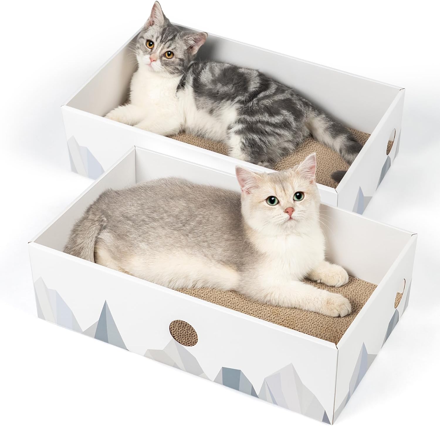 Detalle de Cat scratching board box 41 x 24 cm
