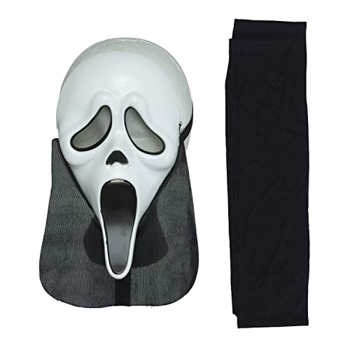 Thumbnail 4 de Fun World Ghost Face Style Adult Costume Set with Black Hooded Robe and Mask