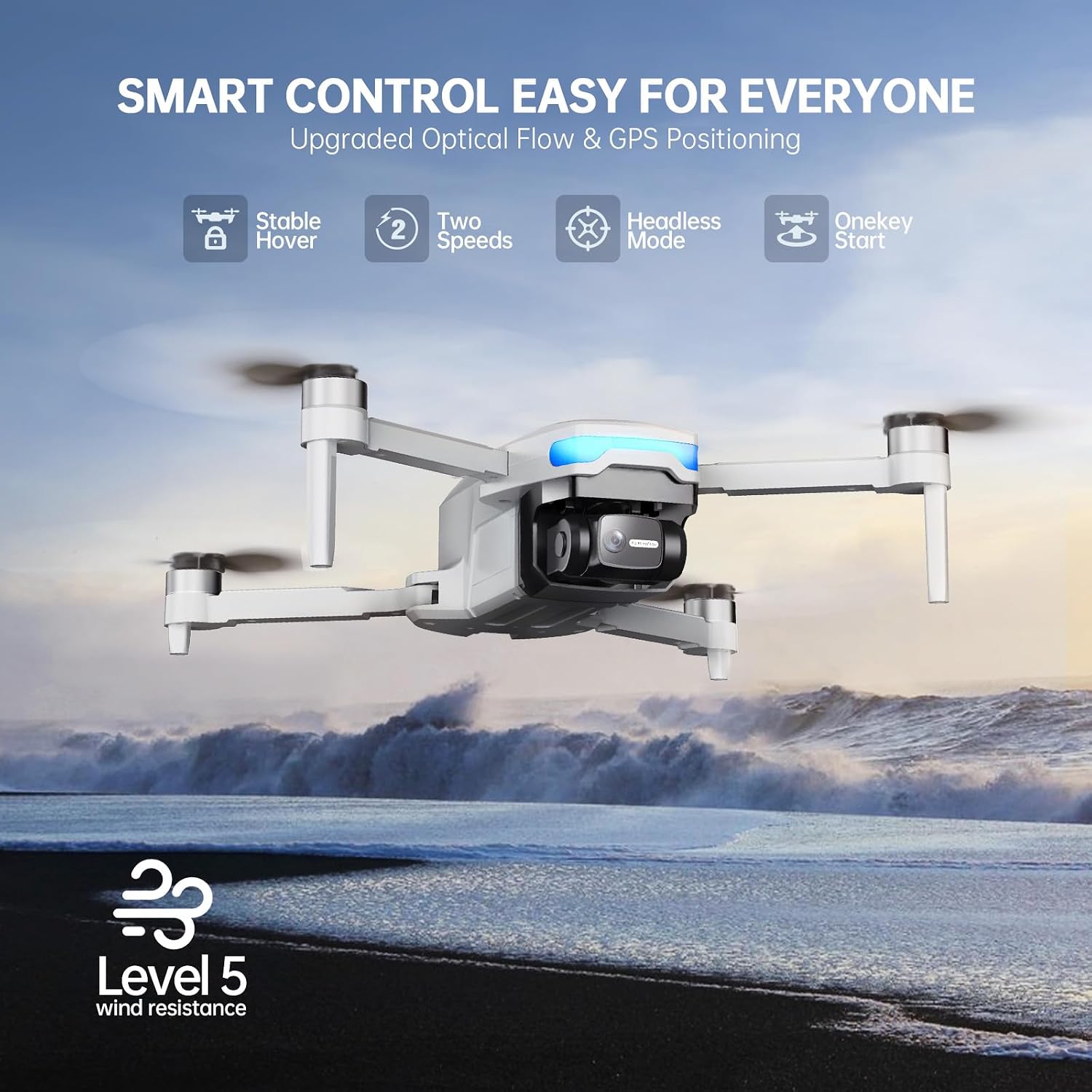 Thumbnail 6 de Foldable 4K Camera Drone 249g