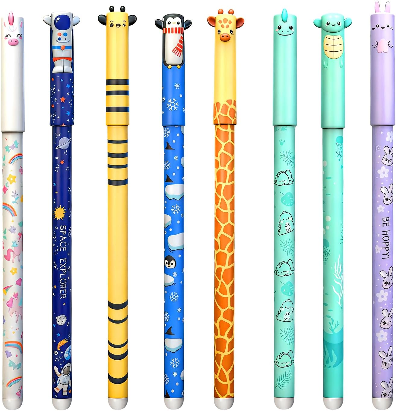 TULAMORIY 8 pezzi penne gel cancellabili ✏️