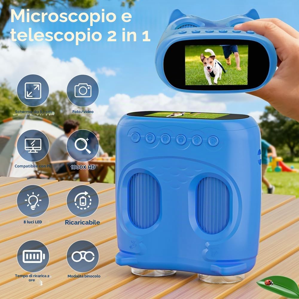 Detalle 2 de Temodu 2-in-1 Microscopio 2''