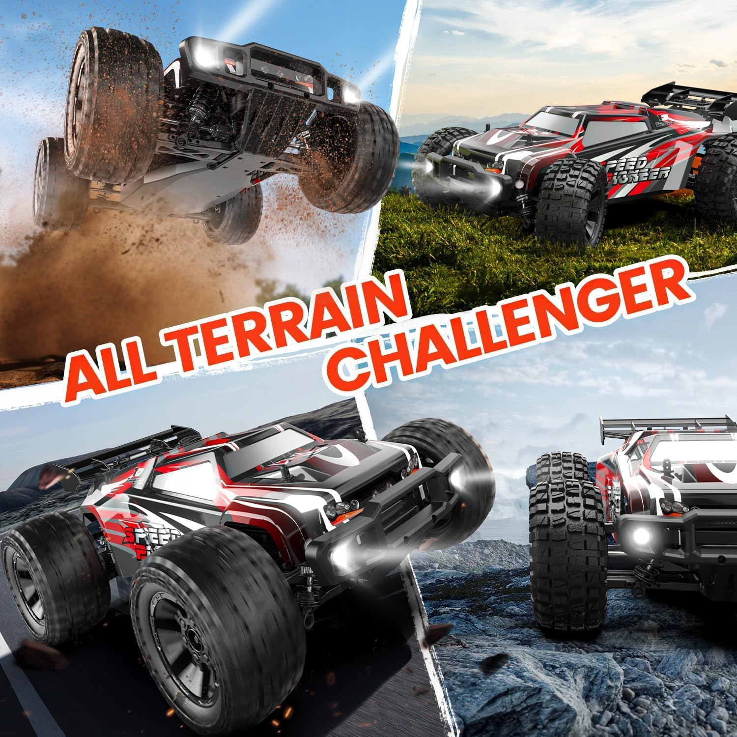 Thumbnail 4 de DEERC 9206E RC Ferngesteuertes Auto 48 km/h