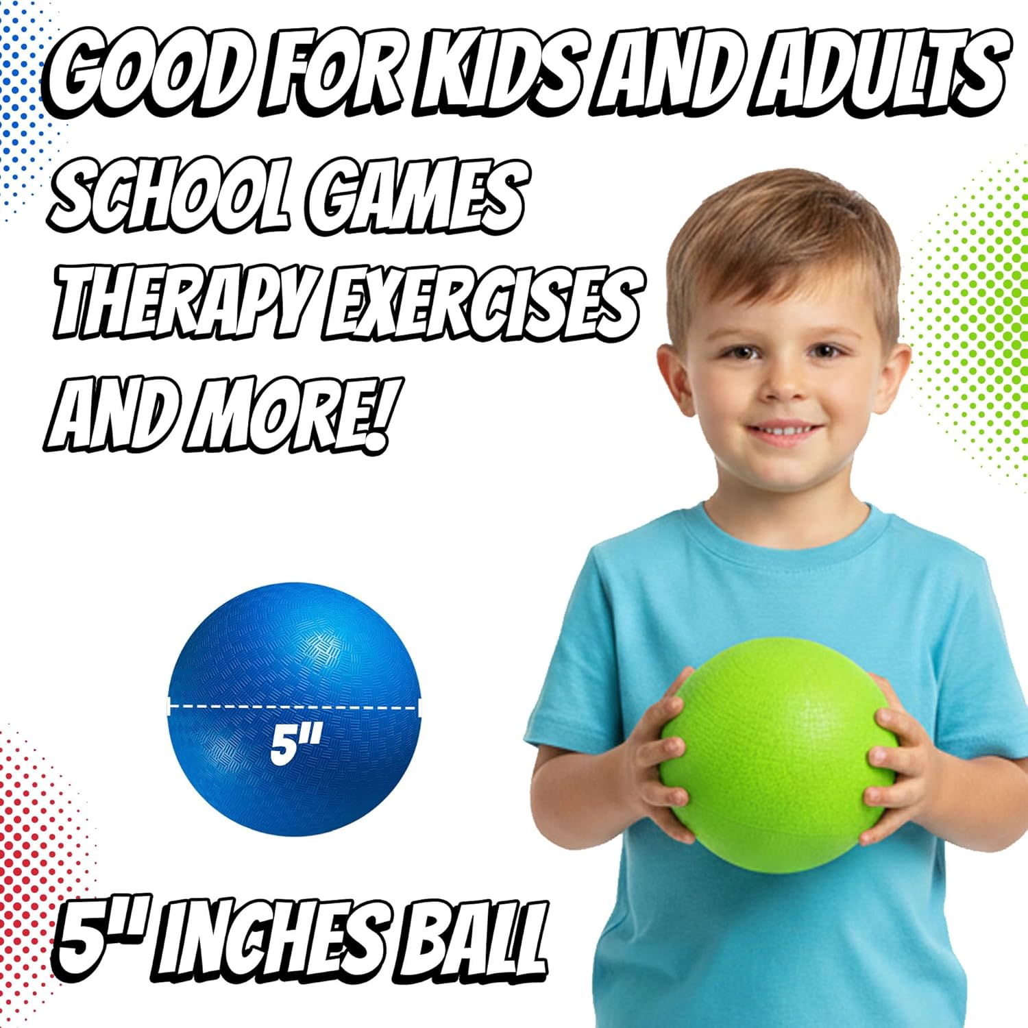 Detalle 2 de 5-inch Playground Balls 6-Pack