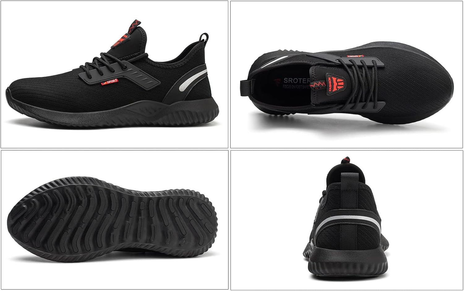 Thumbnail 2 de Safety Trainers Men Women: Lightweight Steel Toe Cap Trainers with Breathable Comfort and Puncture Resistance