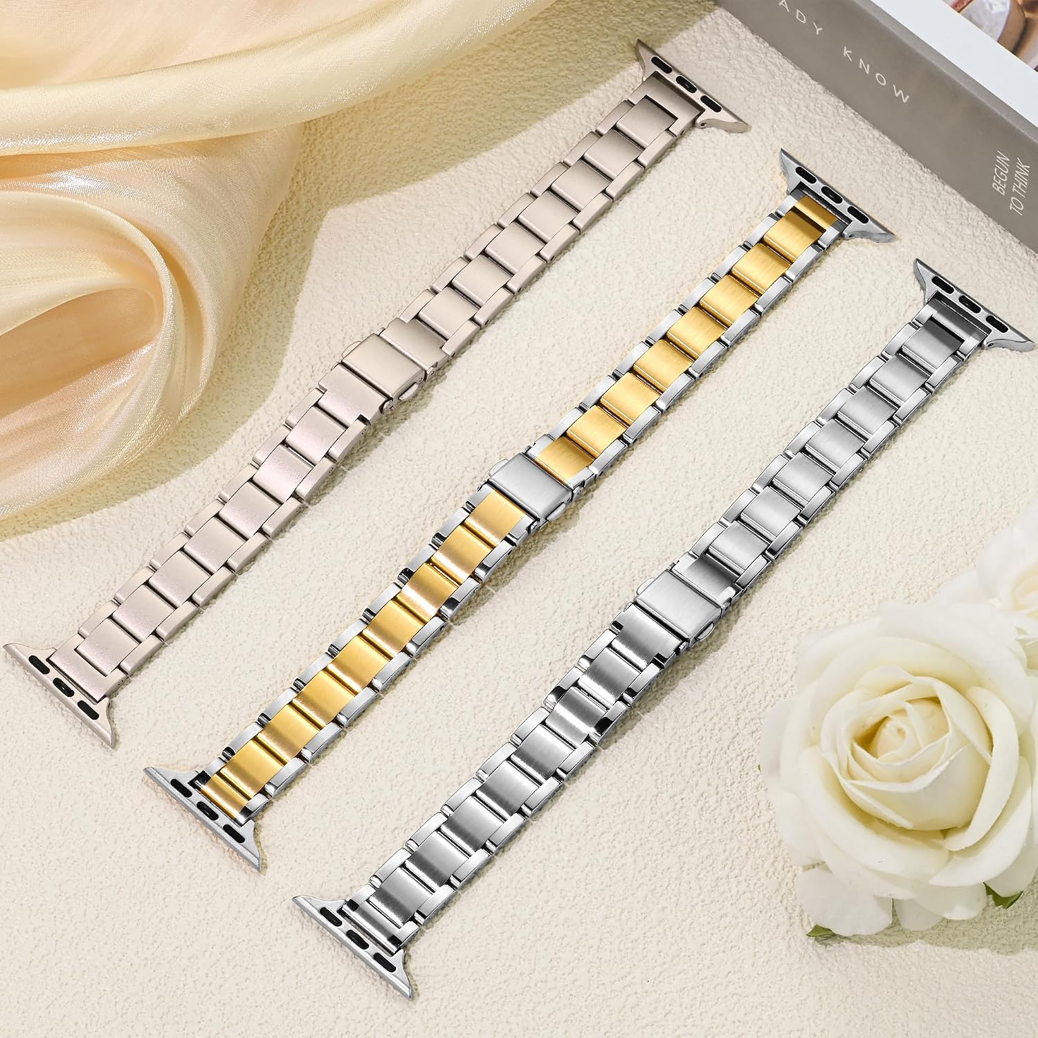 Thumbnail 4 de G-ficu Slim Metal Watch Strap 41mm