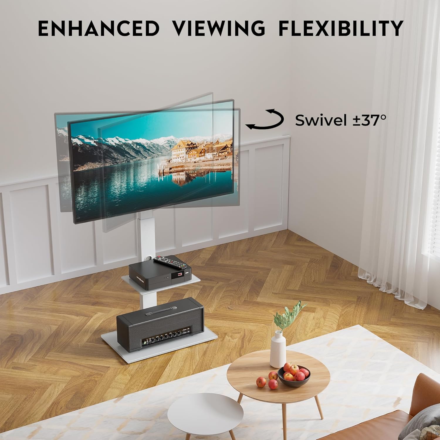 Detalle 2 de BONTEC Floor TV Stand 30–70 inch