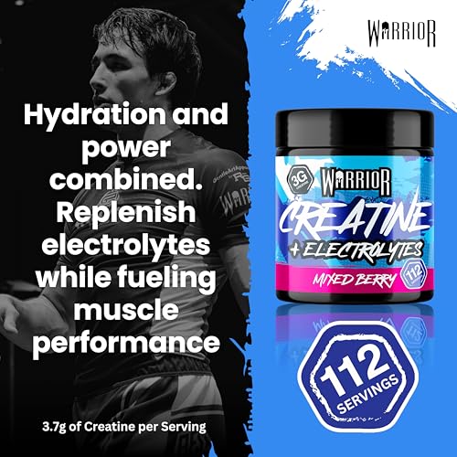 Detalle 2 de Warrior Creatine Plus Electrolytes 360g – Hydration and Strength Support