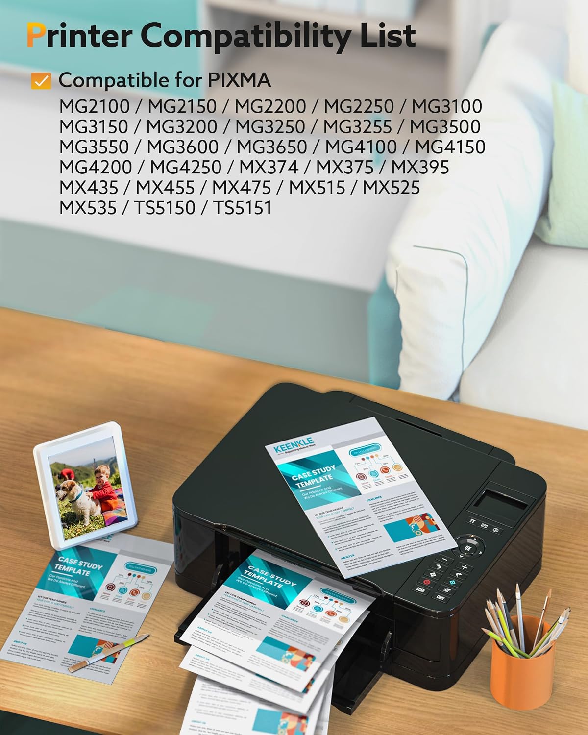 Detalle 2 de KEENKLE PG-540 XL CL-541 XL 600 Seiten 🖨