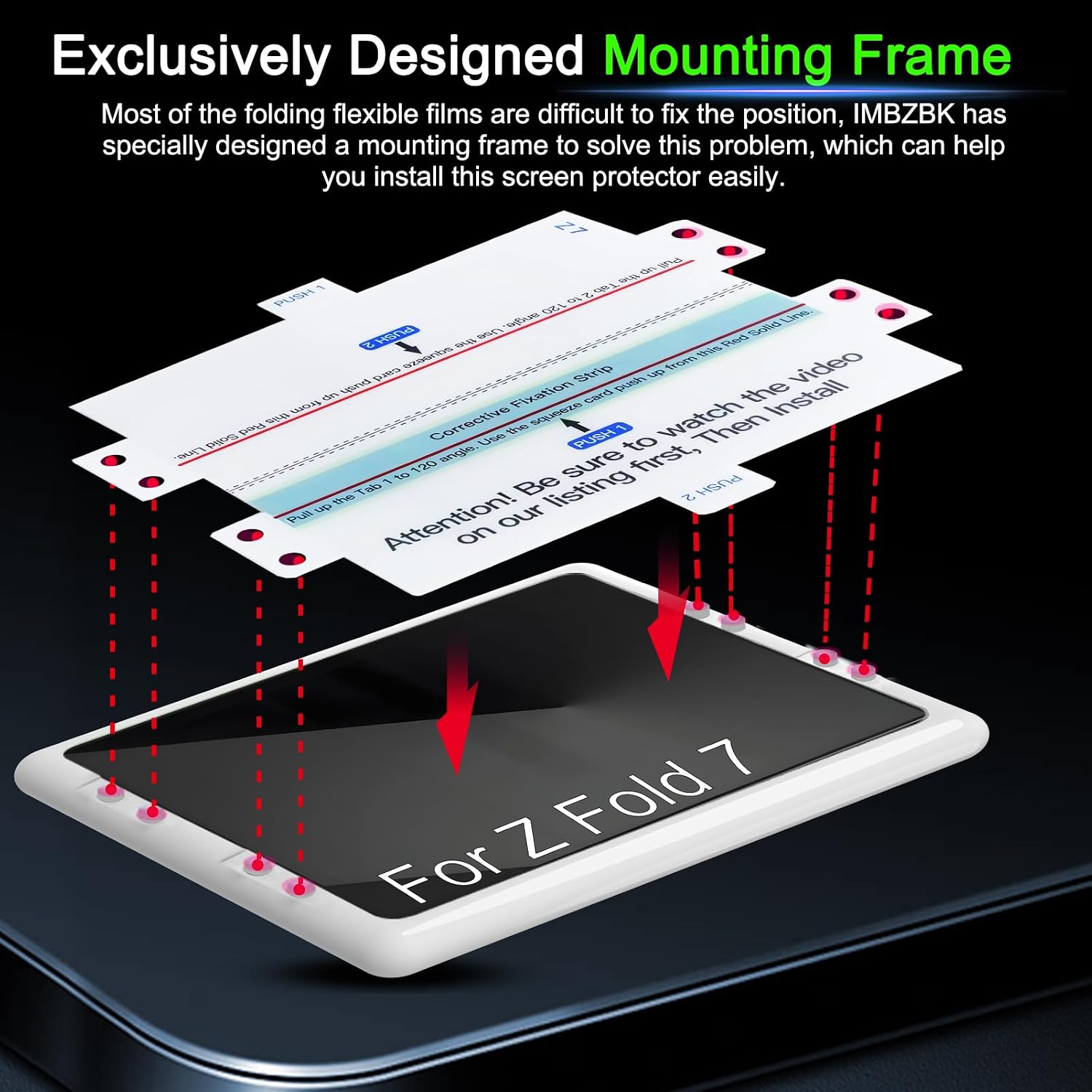 Thumbnail 3 de IMBZBK Privacy Screen Protector 2 Pack