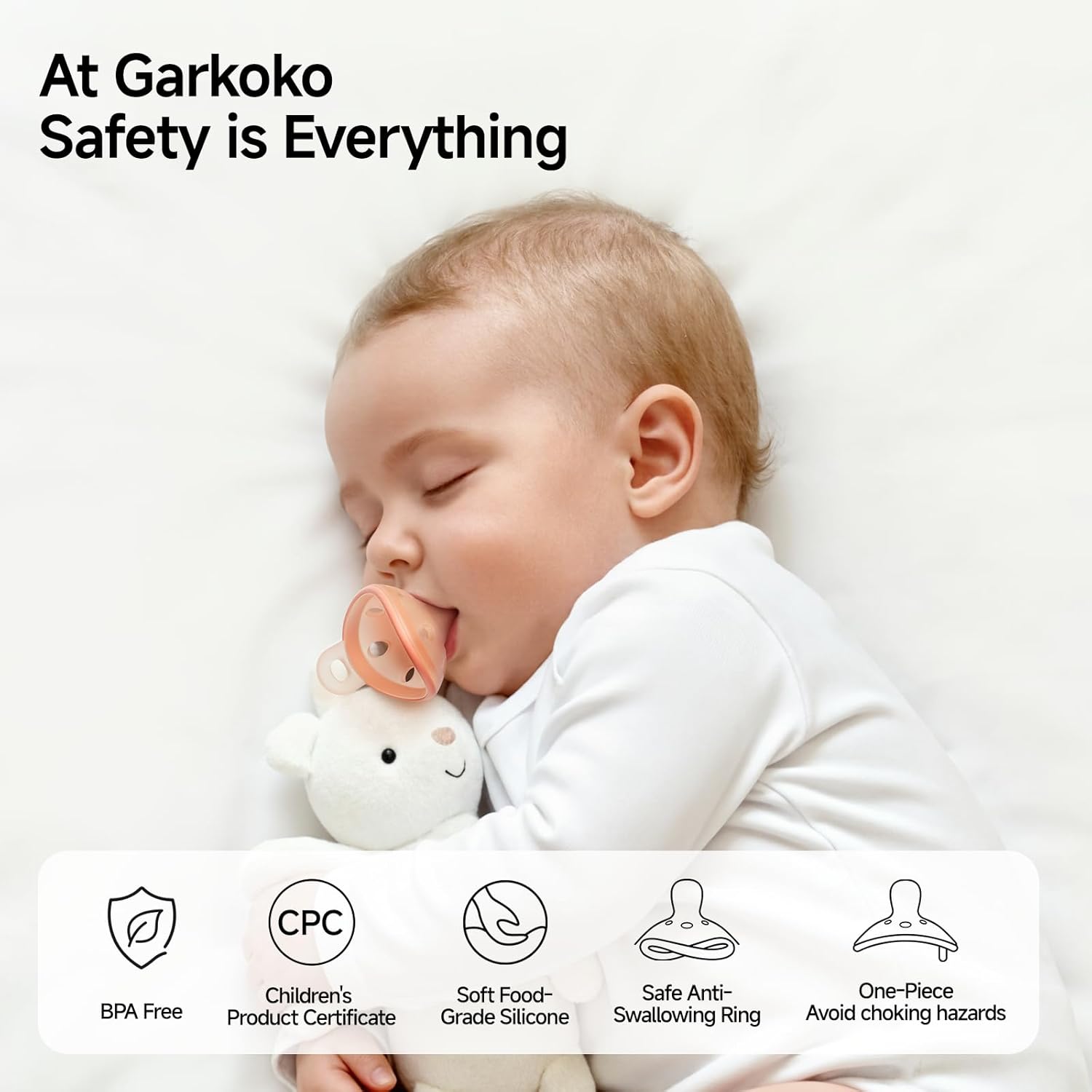 Detalle de Garkoko Baby Pacifier 0–6 Months