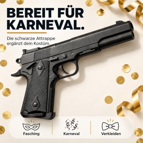 Detalle de TK Gruppe Timo Klingler Beretta Modell 25 cm Spielzeugpistole aus Kunststoff
